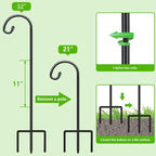 FEED GARDEN Adjustable 32 Inch Small Shepherds Hooks - Image 4