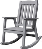 Devoko PP Material Rocking Chair Outdoor Indoor All Weather High Back Patio by DEVOKO