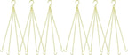 garini 6 Pack, 23 Inch Hanging Baskets Chain, Replacement Plant Hangers by garini