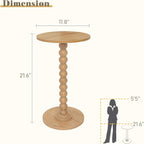 Small Side Table, Drink Table for Small Spaces, Modern Martini Table - Image 3