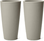 Step2 Tremont Tall Round Tapered Planter, Indoor/Outdoor Plants, Efficient by Step2