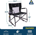 GCI Outdoor Freestyle Rocker XL Portable Folding Rocking Chair and Outdoor - Image 3
