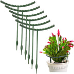 Mwellewm 10 Pack Plant Support Plant Stakes Metal Half Round Search Support by Mwellewm