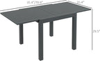 Outsunny Expandable Patio Dining Table - Image 3
