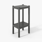 WestinTrends Malibu 36" Outdoor Adirondack HDPE 2-Tier Patio Side Table - Image 10