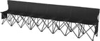 VEVOR Portable Folding Bench, 8 Seats Foldable Sideline Bench, Outdoor Camping - Image 5
