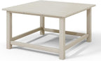 WestinTrends Malibu Low Outdoor HDPE Square Patio Coffee Table - Image 9
