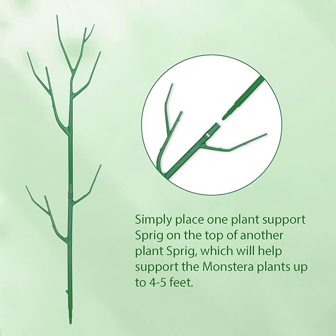 5 Pack Stackable Plant Supports Stakes, Sturdy Garden Trellis - Image 3