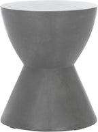 Safavieh Outdoor Collection Athena Modern Concrete Dark Grey Round 17.7-inch by SAFAVIEH