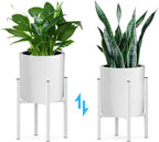 Plant Stand for 10"-16" Plant Pot Indoor Outdoor Corner, Adjustable Metal Heavy - Image 6