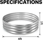Round Galvanized Raised Garden Bed Kit, Round Galvanized Planter - Image 2