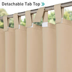 NICETOWN 2 Panels Outdoor Curtainss - Image 3