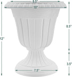 Arcadia Garden Products PL20WW Indoor/Outdoor Classic Traditional Plastic Urn - Image 6