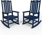 Oversized Rocking Chair Set of 2, Outdoor Rocking Chair by THOEOE