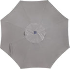 Blissun 9 ft Solar Umbrella, 32 LED Lighted Patio Umbrella, Table Market - Image 4