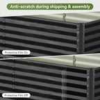 COMHOMA Galvanized Raised Garden Bed, Large Metal Planter Box - Image 6