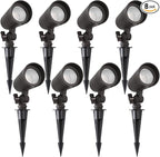 3CCT LED Landscape Lights with Connectors, 12V Low Voltage, 3000K/4000K/5000K by EENERGETICLIGHTING