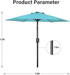 Simple Deluxe 9' Patio Umbrella Outdoor Table Market Yard Umbrella - Image 2
