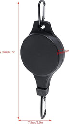 6pcs Plant Pulley Retractable Hanger Easy Reach Plant Pulley Adjustable Height - Image 2