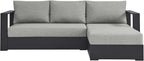 Modway Tahoe Modular Aluminum 2-Piece Outdoor Patio Furniture Gray, - Image 4