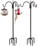 FEED GARDEN [Upgrade Version 92 Inch Three Shepherd Hooks by FEEDGARDEN