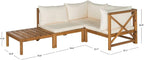 SAFAVIEH Outdoor Collection Lynwood Outdoor Sectional Sofa - Image 3
