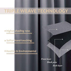 NICETOWN 2 Panels Extra Wide Outdoor Curtains - Image 4