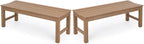 Stoog Outdoor Bench Set of 2, All-Weather HIPS Garden Bench by Stoog