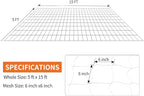 Tcamp Heavy-Duty Polyester Plant Trellis Netting 5 x 15ft - Image 4
