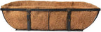 2 pcs Garden Coconut Planter Liners Preformed Window Box Liners Natural Trough - Image 5