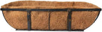 bboUod 2 pcs Garden Coconut Planter Liners Preformed Window Box Liners Natural - Image 5