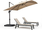PURPLE LEAF Outdoor Patio Chaise Lounge Chair Set of 2 Chair - Image 2