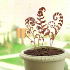 Metal Flowers for Outside, Yard Art Outdoor Plant Decorations for Pots - Image 2