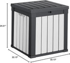 DRATO 51 Gallon Deck Boxes Resin Outdoor Storage Box UV Resistant Outside Deck - Image 7