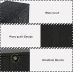Storage Box Outdoor Caninet, Resin Indoor Storage Box Waterproof Outdoor - Image 5