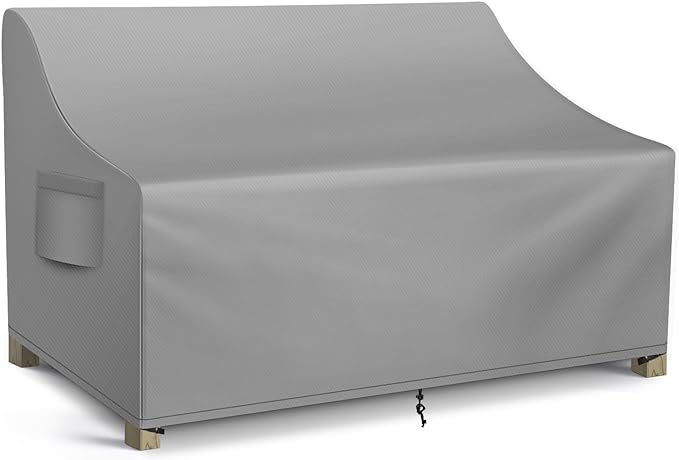 WLEAFJ Patio Sofa Cover Waterproof, 2-Seater Patio Loveseat Cover, Heavy Duty by WLEAFJ