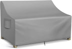WLEAFJ Patio Sofa Cover Waterproof, 2-Seater Patio Loveseat Cover, Heavy Duty by WLEAFJ