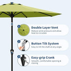 Garvee 9FT Patio Umbrella - Image 4
