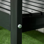 Outsunny Wooden Patio Bench, Outdoor Garden Bench - Image 9
