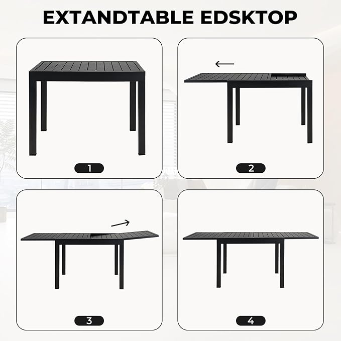 Grand patio 5-Piece Outdoor Dining Set - Image 7