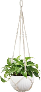 Mkono 43 Inch Macrame Plant Hanger Large by Mkono