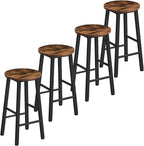 HOOBRO Bar Stools, Barstools Set of 4, Counter Height Barstools, 24.8" Bar by HOOBRO
