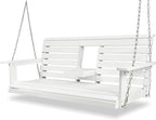 Poly Lumber 3-Seat Porch Swing, HIPS 5-Feet Bench Swing by Mosbrisa