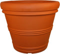 Tusco Products RR245TC Rolled Rim Garden Pot, Terra Cotta Color. by TuscoProducts
