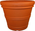 Tusco Products Rolled Rim Garden Planter, Terra Cotta by TuscoProducts