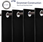 PureFit Outdoor Curtains for Patio Waterproof Weatherproof, UV Resistant - Image 4