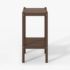 WestinTrends Malibu 36" Outdoor Adirondack HDPE 2-Tier Patio Side Table by WestinTrends