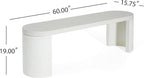 Christopher Knight Home Vex Set of 2 Concrete Outdoor Bench - Image 2