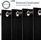 PureFit Outdoor Curtains for Patio Waterproof Weatherproof, UV Resistant - Image 4