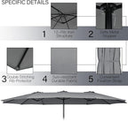 Tangkula 11 Piece Rattan Outdoor Dining Set - Image 5